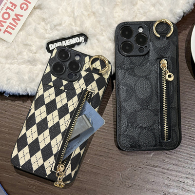 坎宁安适用于华为Pura70手机壳mate70带卡包mate60RS零钱包P40pro门禁30lite公交卡p20复古P70指环扣p50可放