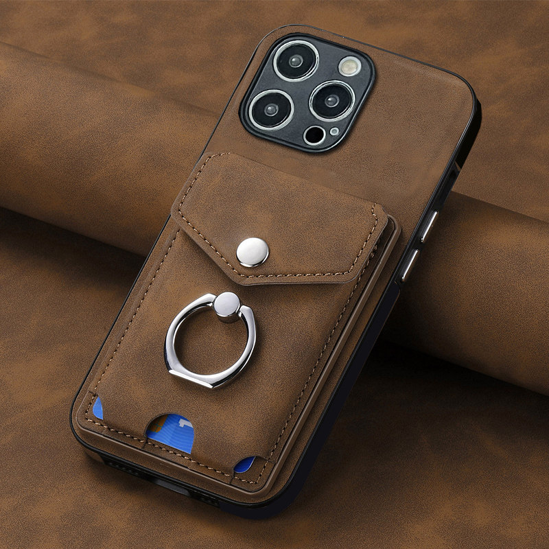 适用于iPhone16手机壳苹果17promax插卡套14/15折叠支架13商务12复古11便携xs零钱包XR高档7保护套6防摔创意,3C数码配件,手机保护套/壳,淘宝优惠券,粉丝福利购,淘宝优惠卷