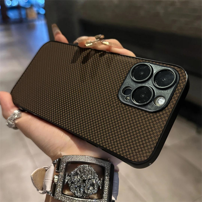 坎宁安适用于realme12pro手机壳11/10/5凯夫拉真我GT2碳纤维格纹11Pro商务Neo6se男女Q3肤感Neo闪速版GT2小众