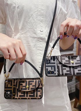 坎宁安适用于红米Turbo4手机壳Turbo3创意Note13Turbo零钱包14R插卡套13C斜跨绳11T时尚12TPro小众12R防摔14C