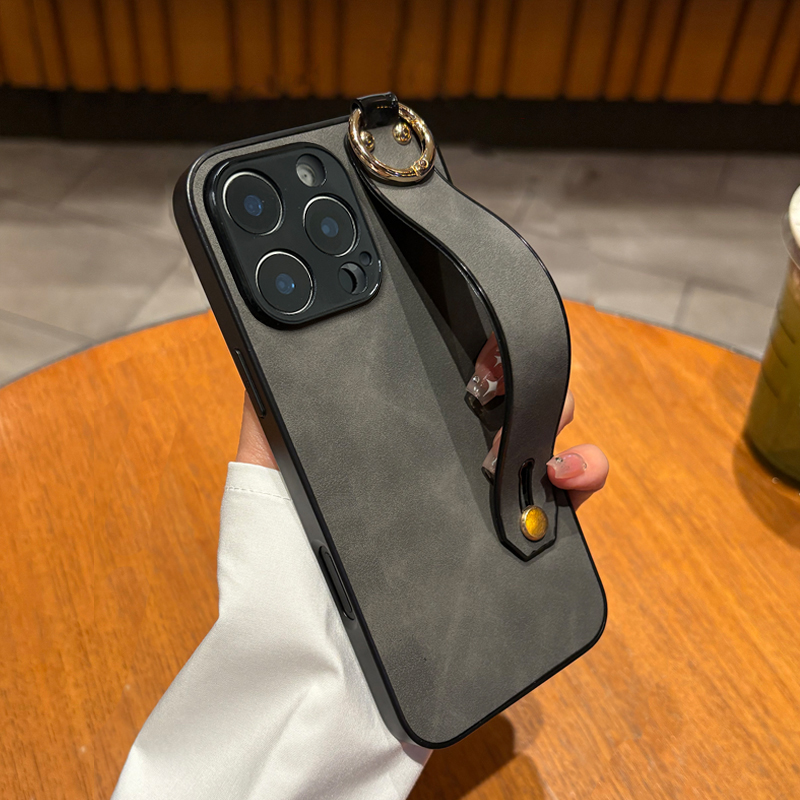 坎宁安适用红米k80pro手机壳k70e腕带60至尊版支架k50羊巴皮K40s商务K30电竞版复古k40游戏小众k20简约Ultra