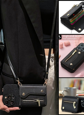 坎宁安适用于oppo FindX8pro手机壳Findx7pr商务卡套x5斜跨绳findx6零钱包k11支架x3男女K10x小众k12简约