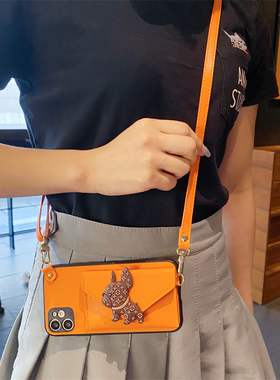 坎宁安适用于米妮零钱包红米K80Pro手机壳K80插卡套K80至尊版斜跨红米k70挂绳K70S背包K70E创意卡通K60E小众