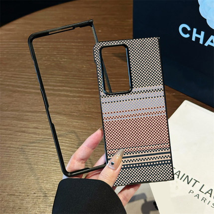 坎宁安适用于荣耀Magic Vs3手机壳Magic Vs凯夫拉纹V2碳纤维手感vs2折叠式小众V3保护套magicV2典藏版商务