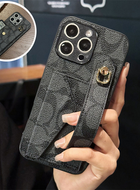 坎宁安适用于于vivo y300i手机壳y200插卡套y100pro腕带支架y77e折叠y35M商务y76s男女y33s小众y12简约y19