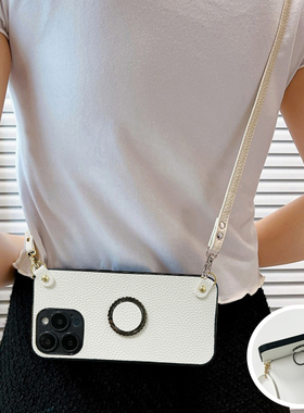 适用iQOO5Pro手机壳U3X旋转支架U5斜挎绳Z1x隐形Neo855便携Neo桌面U5S小众5se简约neo3迷你U5e时尚个性保护套