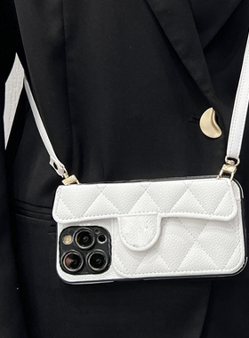 适用vivo s19pro手机壳s18e春夏插卡s17t小香风s16手提包s15斜挎绳S12防摔s10简约S10e菱格s7t钱包s1活力版女