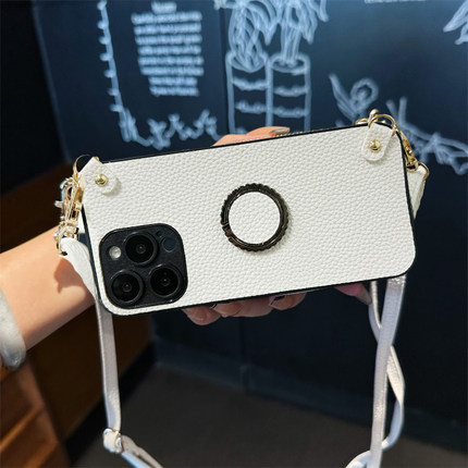 适用红米Turbo4手机壳13/12旋转支架note14pro+斜挎绳11E隐形10se便携9/8pro桌面7小众13C时尚10x迷你保护套