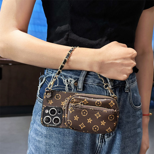 适用oppoR17手机壳15梦境版 防摔高级感 零钱包r11斜跨r9s挂绳11plus插卡r15x小众oppo手机套r9p防摔创意时尚