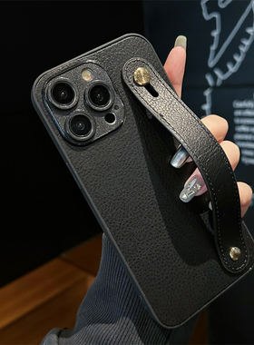 坎宁安适用于三星S25Ultra手机壳S24折叠腕带S23+支架S21FE商务A55秋冬款a34便携A60s小众a25布艺a35高级S20