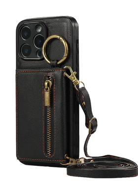 适用于华为Pura80手机壳P70新年红mate60斜跨绳P40pro卡套Mate30Pro零钱包P20Lite仿皮Pura80硅胶套