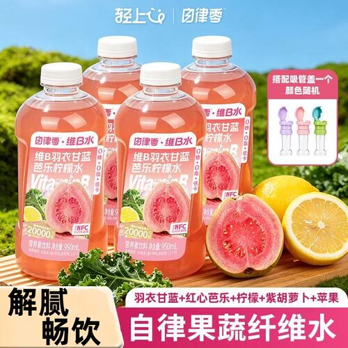维B羽衣甘蓝芭乐柠檬水500ml瓶装