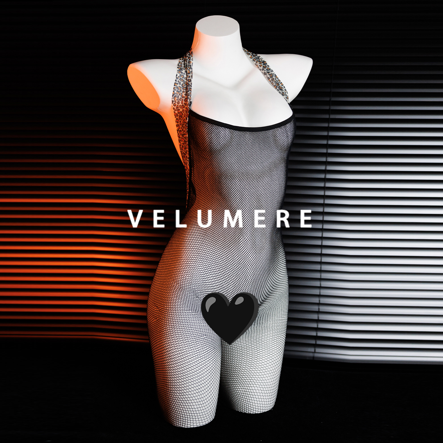 雾岛「做你的猫」性感豹纹连体丝袜网袜连身袜