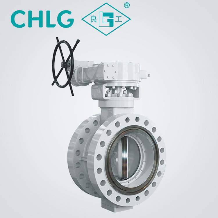 电动高压硬密封法兰蝶阀D943Y-900L三偏心法兰硬密封电动蝶阀