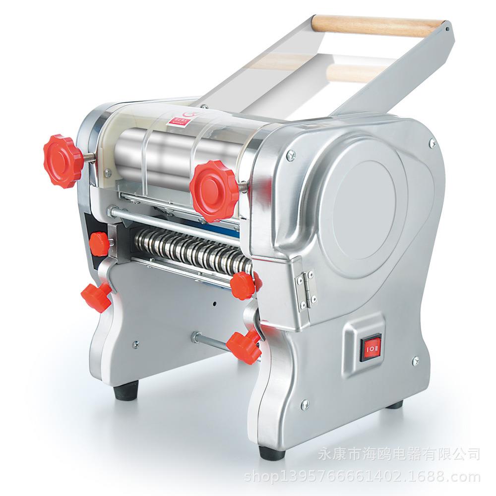 俊厨不锈钢电动压面机全自动商用揉面家用小型面条机饺子皮机