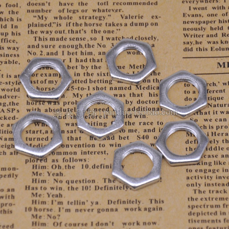 M12细牙e螺母镀锌六角薄螺帽防松丝帽吊灯国标牙螺杆紧固六角螺母