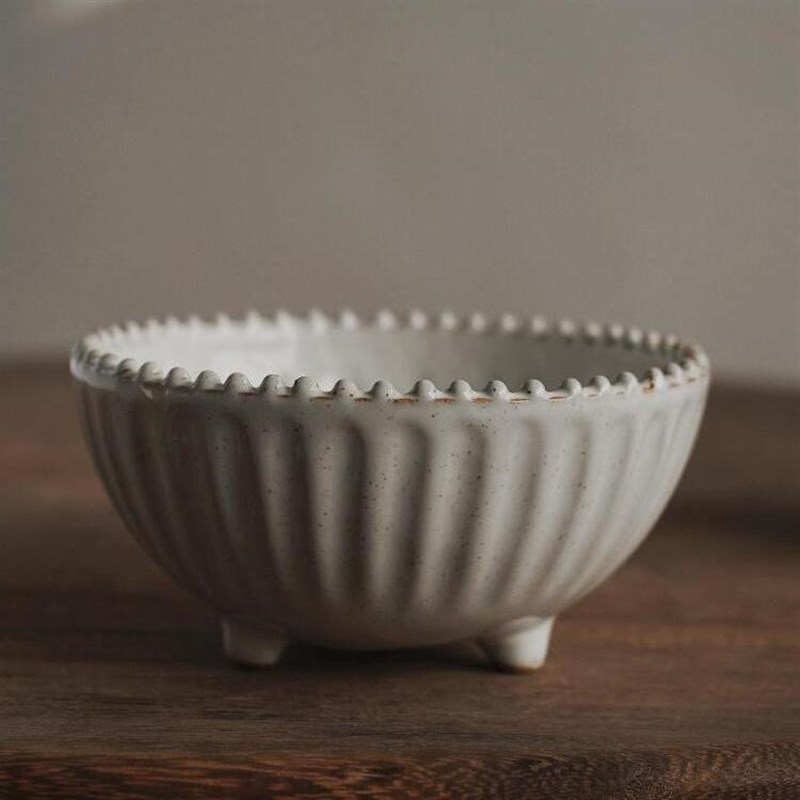 意大利釉下彩 博主款nvbc手作陶瓷花边碗酸奶麦片碗焗饭甜品盘餐