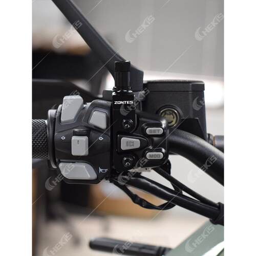 升仕350E/D/M后视镜压码改装踏板车150D/M倒车镜手把开关转接码件