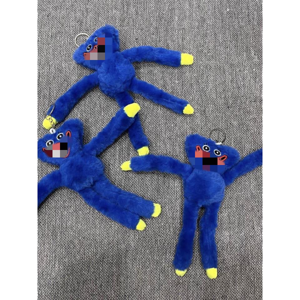 两个包邮 蓝色波比玩偶毛绒玩具挂件