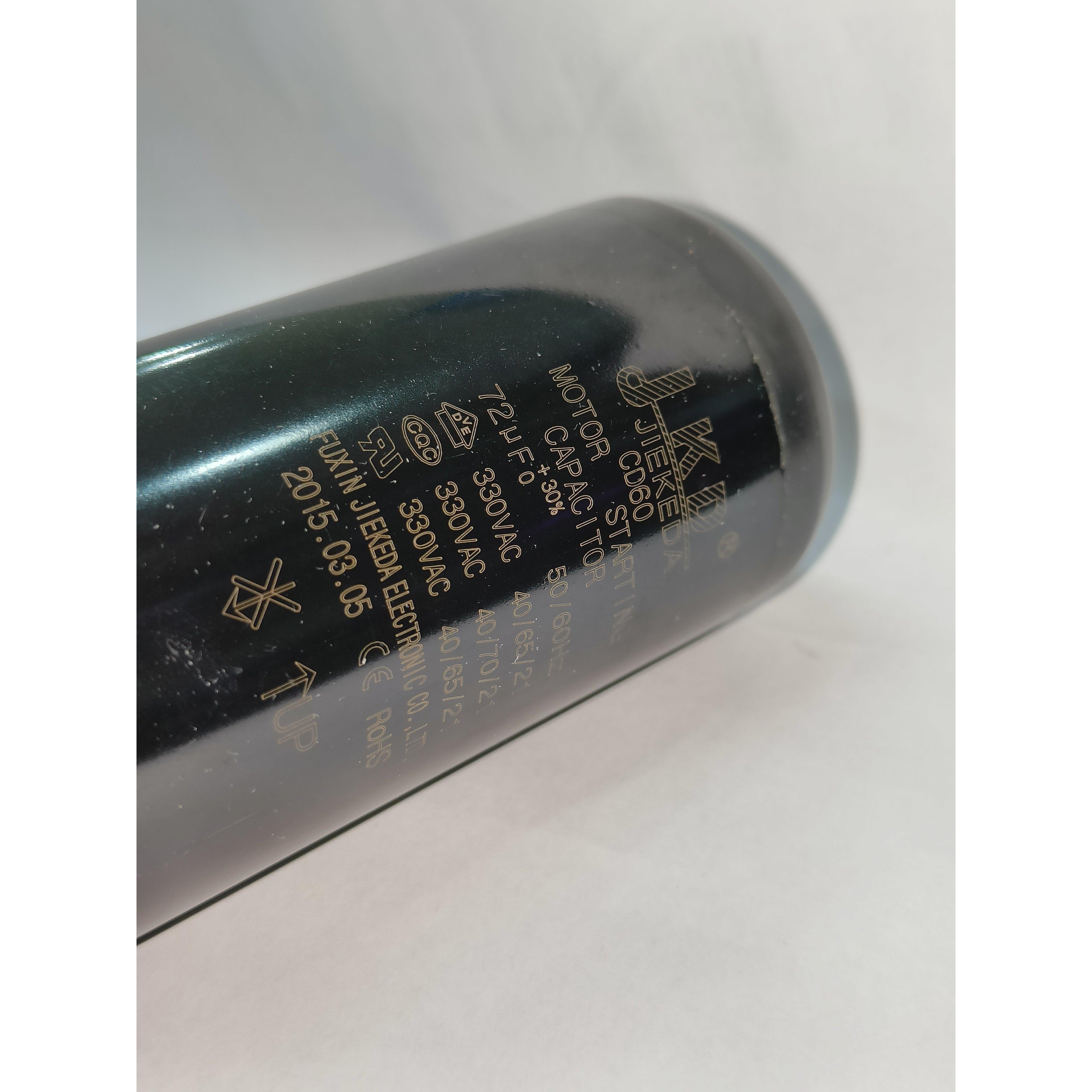CD60冰箱冰柜电容50UF 72UF-80UF冷库空调电容压缩机启动配电容器