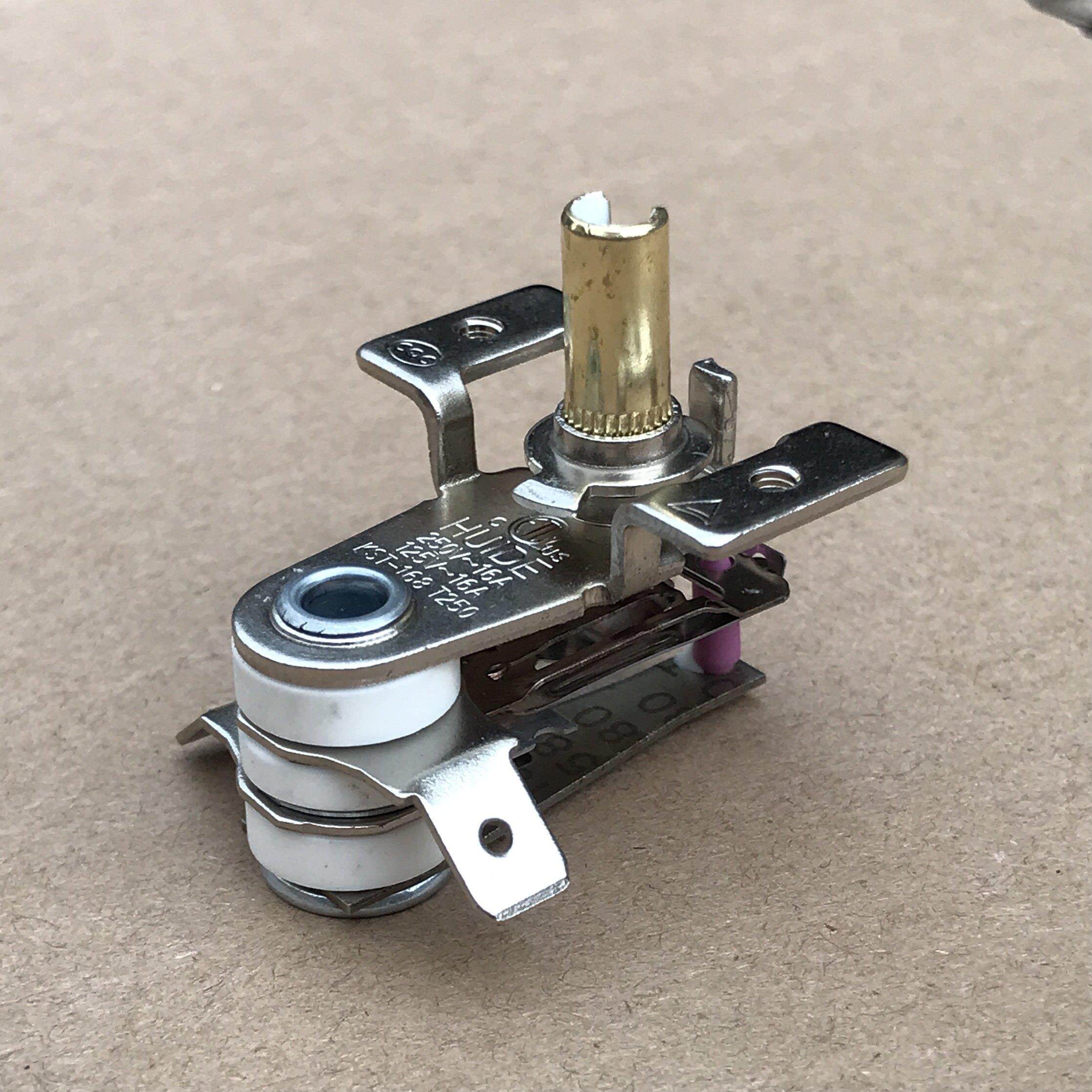 电取暖器电热油汀配件可调节温控开关KST-168全新250V16A优T250
