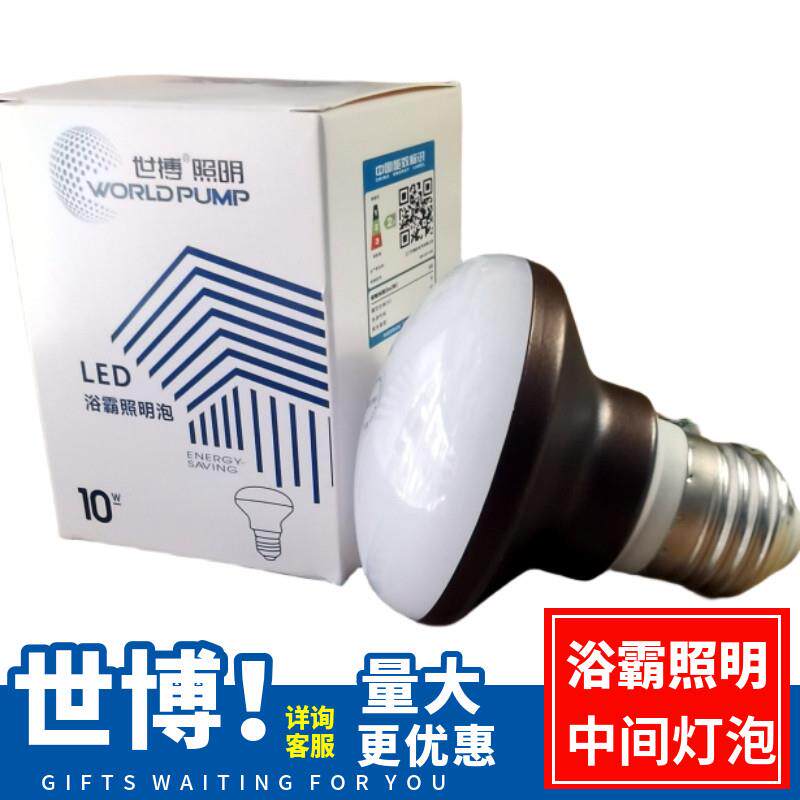 世博10w浴霸灯泡中间的照明led灯老式灯暖卫生间浴室取暖灯小灯泡