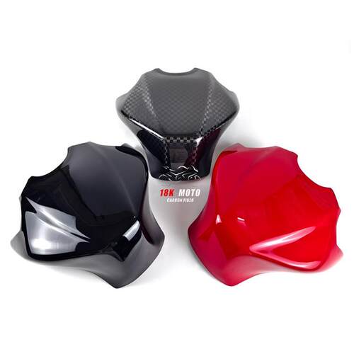 适用本田CBR650R/CB650R 碳纤维改装件 加高油箱盖外壳保护罩贴