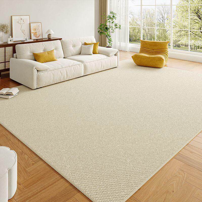 地毯客厅轻奢高级感卧室家用床边沙发地垫茶几免洗可擦简约奶油风