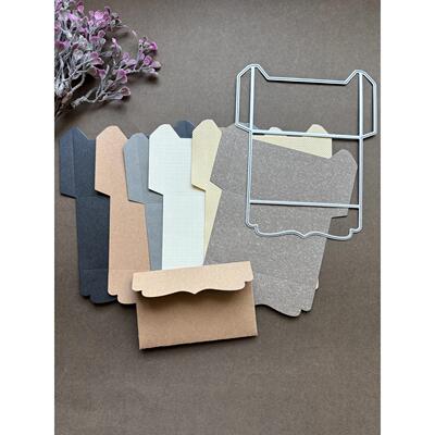 小信封 切割模具 口袋模板scrapbook纸艺压花手帐拼贴相册diy素材