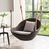 阳台吊椅家用吊篮藤椅室内摇椅网红摇篮椅庭院懒人吊床户外秋千椅