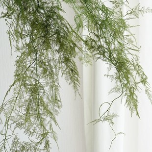 仙气文竹永生花干花花束悬挂婚庆花材造景树枝场景布置拍摄道具