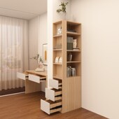 转角柜书桌沙发边柜卧室夹缝边角书柜客厅角柜置物收纳储物柜