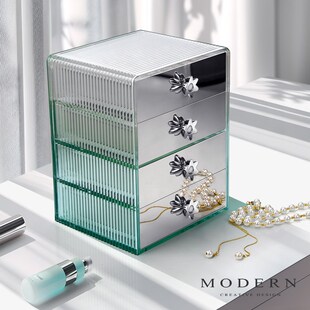 礼品 摩登ERN首饰盒高珍珠项链饰品手表收纳盒