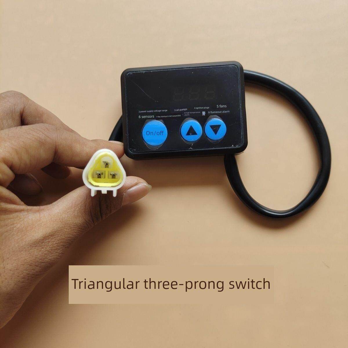 驻车加热器柴暖配件气暖燃油取暖遥控控制面板旋钮遥控液晶开关