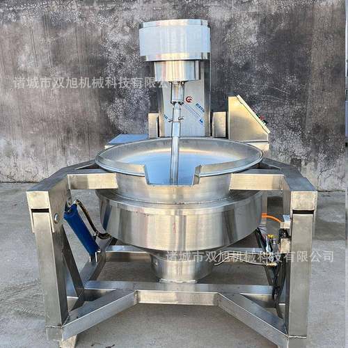 全自动行星搅拌炒锅香菇肉酱熬制设备蜂蜜花生坚果仁搅拌炒锅