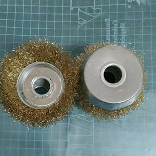 碗型钢丝轮金属除锈机q用钢丝刷角磨机打磨钢丝轮125×16