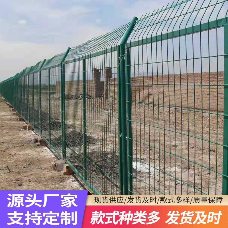 增城桥梁防抛网高架桥防坠落网扁铁框架护栏仓库车间隔离网钢板