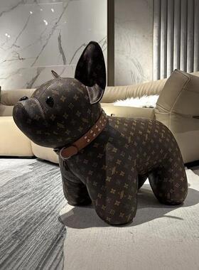 高档新房子乔迁礼物搬家新居礼品客厅落地装饰品法斗摆件新家暖房