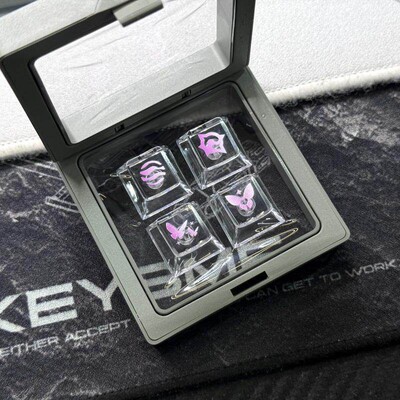 无畏契约主题透光键帽原厂适配磁轴机械键盘键帽芮娜jett慕蝶壹决