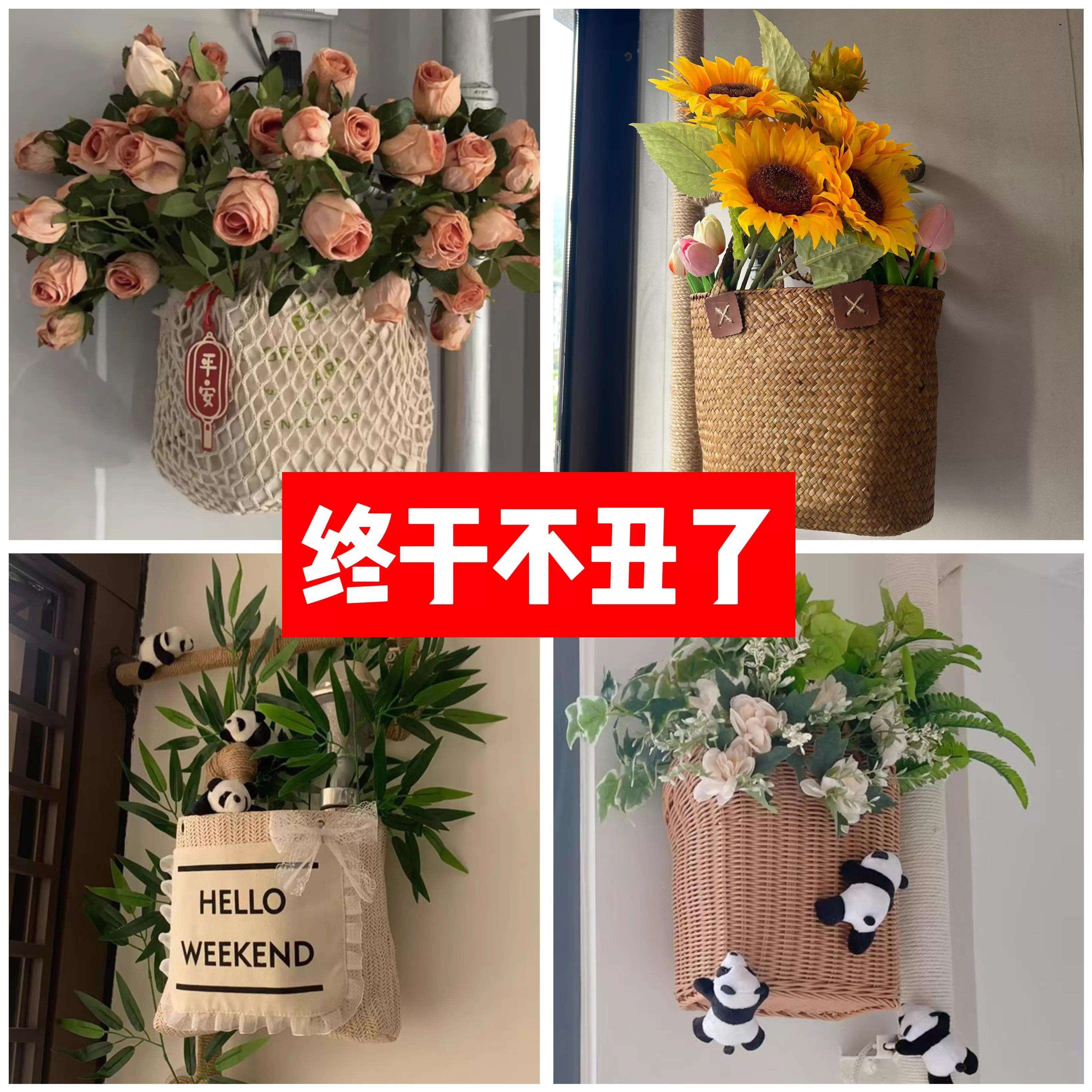 遮挡装饰燃气表花篮燃气管道美化遮丑厨房燃气表箱遮丑改造暖气管图片