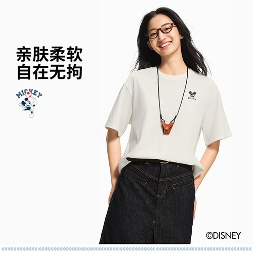 李宁女子跨界合作迪士尼短袖T恤