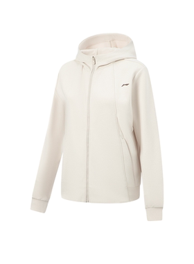 李宁 女 开衫连帽卫衣 热汗系列 健身系列外套 AWDW078