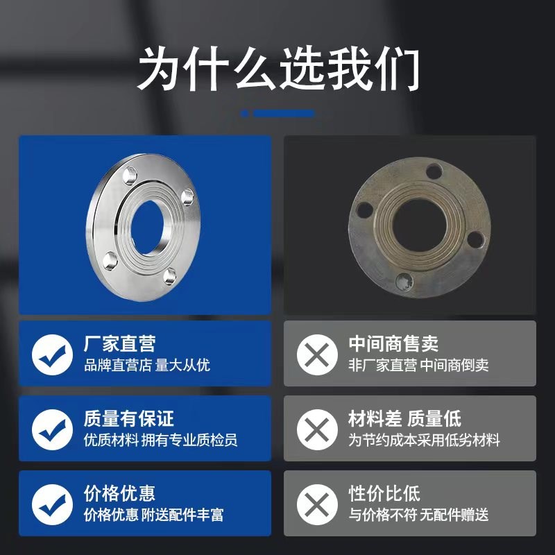 316L不锈钢平焊法兰片16RF国标化工部HGT2H0592焊接法兰盘PL50 10