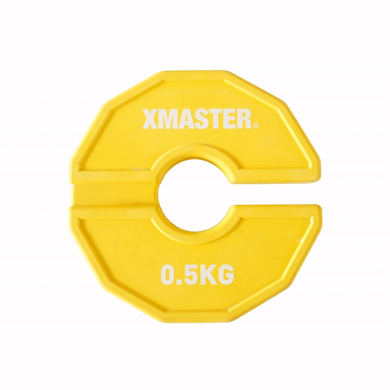 XMASTER开口片便捷杠铃w片橡胶配重片重量奥片杠铃调节重量片递增