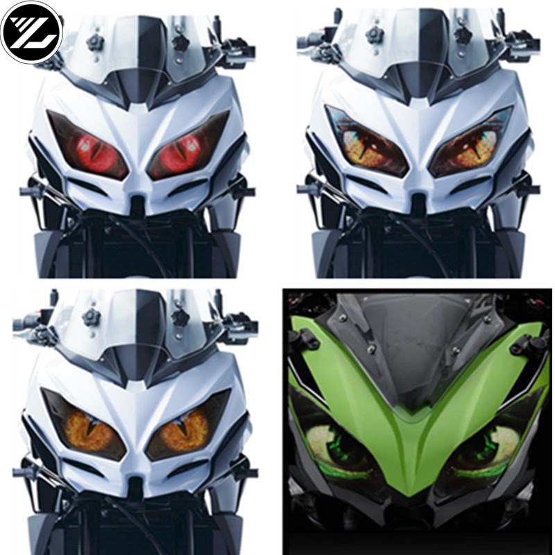 川崎 KAWASAKkI NINJA Versys650 大灯保护贴纸 摩托车透光贴膜