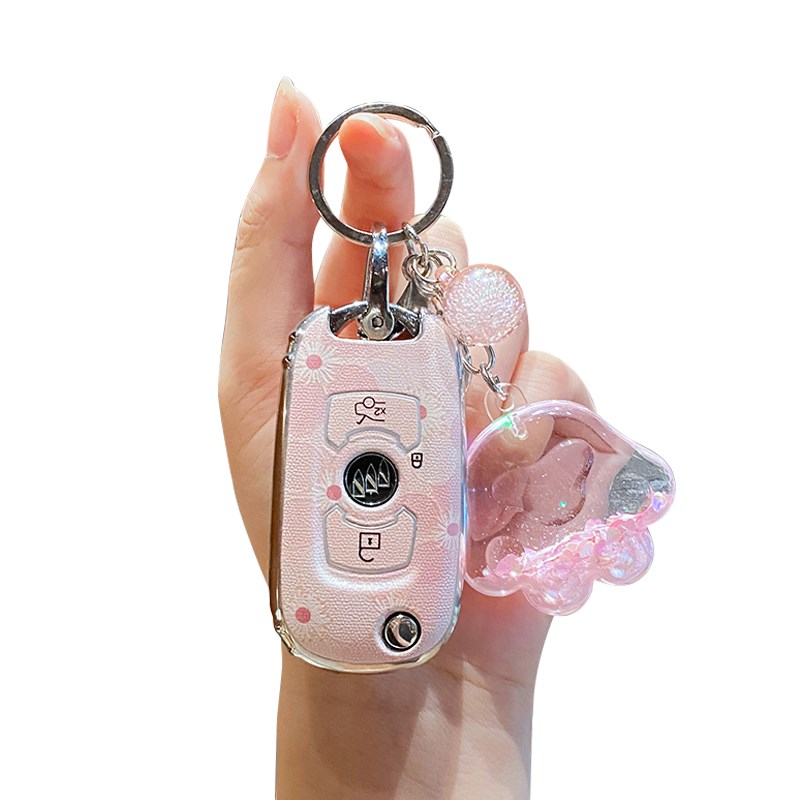 别克威朗钥匙套23款女pro车君威202D4微蓝6扣gl8陆尊昂科拉plus壳