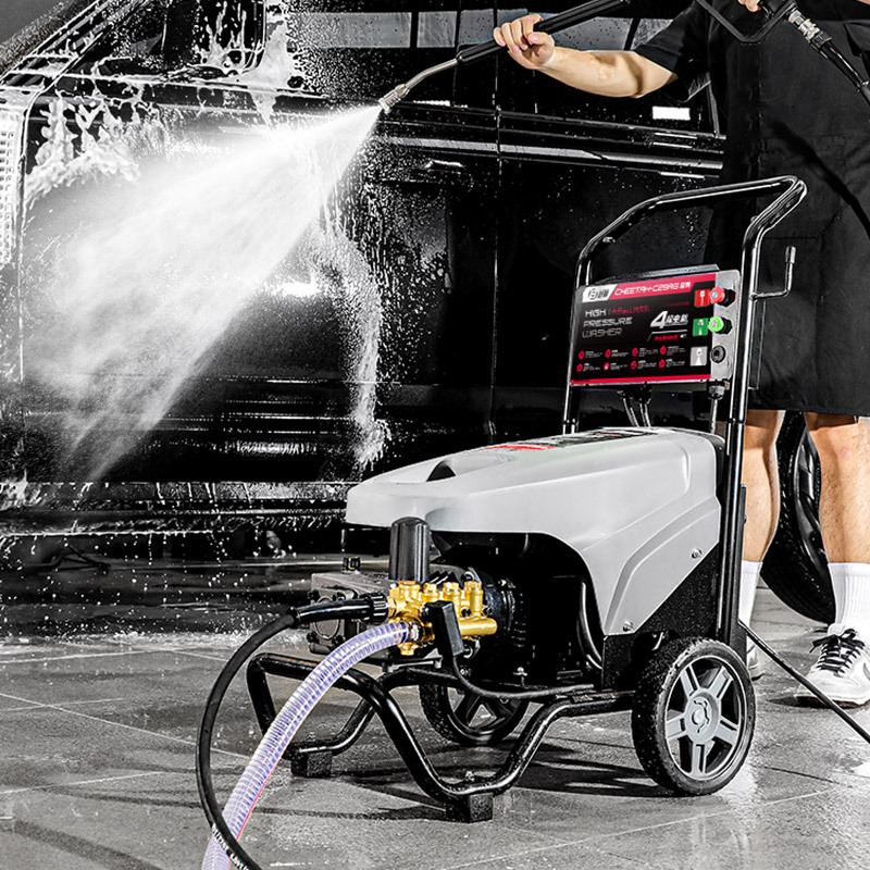 绿霸C29CG380V2500瓦猎豹高压清洗机洗车刷车泵绿田工业级洗车机