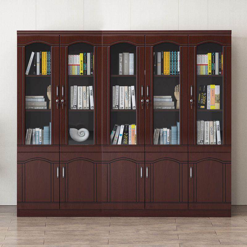 办公文件柜书柜书架落地靠墙带玻璃门储物资料柜带锁收纳档案柜子,商业/办公家具,办公储物柜,淘宝优惠券,粉丝福利购,淘宝优惠卷