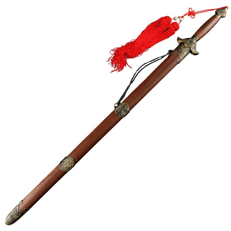 龙泉古羽宝剑 凤凰太极剑 不锈钢起脊太极L软剑武术晨练剑 未开刃