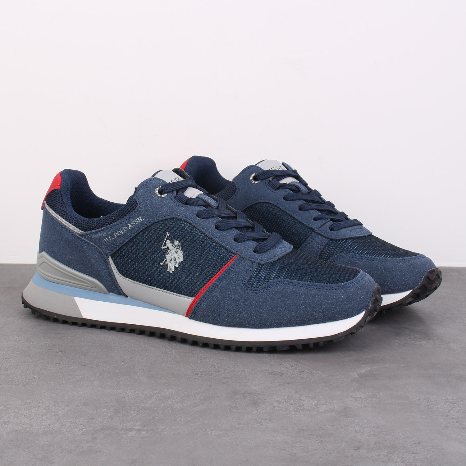 外贸出口单经典复古休闲男鞋百搭低帮系带网布透气防滑轻便运动鞋